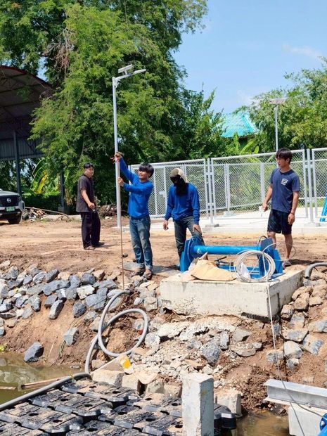 บ้านหนองอีล้ำ จ.อ่างทอง — ปรับปรุงทุ่นและระบบเดินสาย ภาพที่ 14