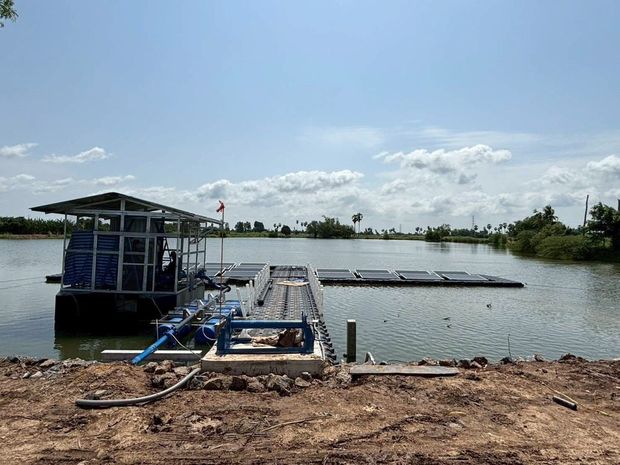บ้านหนองอีล้ำ จ.อ่างทอง — ปรับปรุงทุ่นและระบบเดินสาย ภาพที่ 1